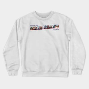 Greetings from Bratislava in Slovakia Vintage style retro souvenir Crewneck Sweatshirt